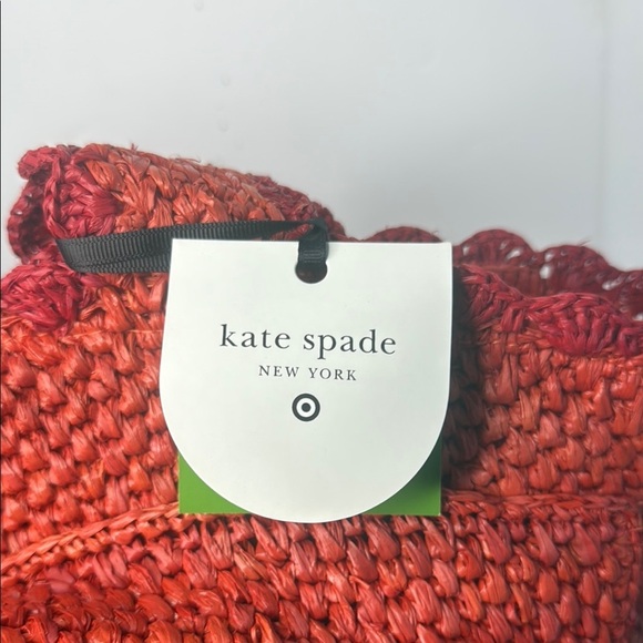 Kate spade raffia bow tote bag - Picture 10 of 13